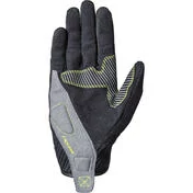 Motorcycle Gloves In Summer Fabric Ixon RS WHEELIE Black Gray Yellow