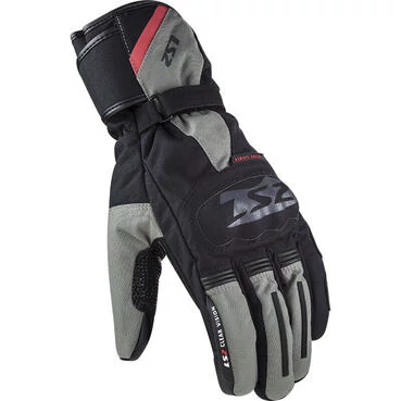 Ls2 Snow мотоперчатки Black Grey Серый