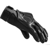 Spidi NKD LEATHER GLOVES Summer Motorcycle Gloves Black