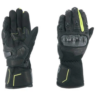 Summer Touring Motorcycle мотоперчатки OJ RANK Black Yellow Fluo