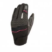 Women's Summer Motorcycle Gloves OJ MAD LADY Black Gray Fuchsia