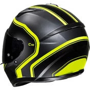 Integral Motorcycle Helmet Hjc C10 ELIE MC3HSF Matt Black Fluo Yellow