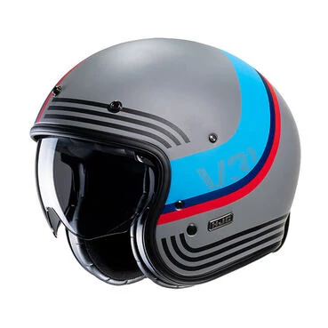 Hjc V31 Byron Мотошлем Grey Blue Серый