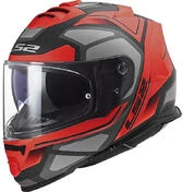 Full Face Motorcycle Мотошлем Double визор Ls2 FF800 STORM Faster Red Titanium Matt