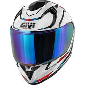 Givi 50.8F MACH1 Integral Motorcycle Мотошлем White Black Red
