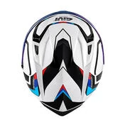 Givi 50.8F MACH1 Integral Motorcycle Helmet White Black Red