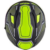 Integral Motorcycle Helmet Givi 50.6 Sport Deep Green Opaque Yellow Fluo Double Visor