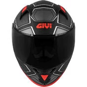 Integral Motorcycle Helmet Givi 50.6 Sport Deep Black Silver Matt Double Visor