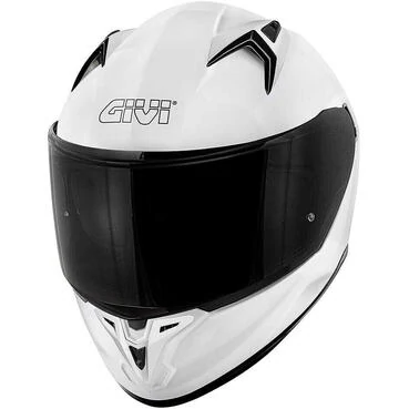 Givi 50.8B Glossy White Integral Motorcycle Мотошлем