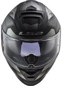 Full Face Motorcycle Helmet Double Visor Ls2 FF800 STORM Faster Titanium Matt