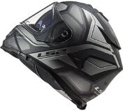 Full Face Motorcycle Helmet Double Visor Ls2 FF800 STORM Faster Titanium Matt