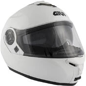 Modular Motorcycle Helmet P / J Givi X.20 EXPEDITION Solid Glossy White