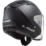 Double Visor Motorcycle Helmet Jet Ls2 OF600 Copter Solid Matt Black