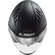 Double Visor Motorcycle Helmet Jet Ls2 OF600 Copter Solid Matt Black