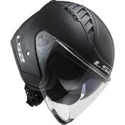 Double Visor Motorcycle Helmet Jet Ls2 OF600 Copter Solid Matt Black