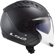 Double Visor Motorcycle Helmet Jet Ls2 OF600 Copter Solid Matt Black