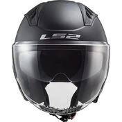 Double Visor Motorcycle Helmet Jet Ls2 OF600 Copter Solid Matt Black
