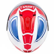 Motorcycle Helmet Jet Givi X.22 Planet Hyper White Red Blue Double Visor