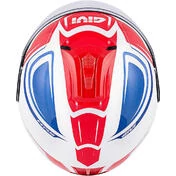 Motorcycle Helmet Jet Givi X.22 Planet Hyper White Red Blue Double Visor
