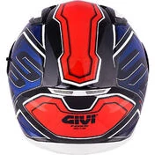 Integral Motorcycle Helmet Givi 50.6 Sport Deep Blue Red Double Visor