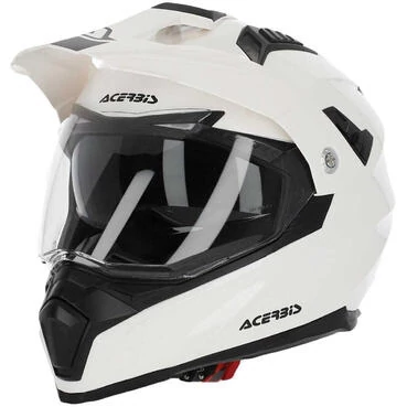 Acerbis FLIP FS-606 White Adventure Integral Motorcycle Мотошлем