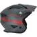 Acerbis Aria 2206 Jet Motorcycle Helmet Gray Red