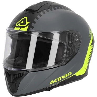 Integral Motorcycle Мотошлем Acerbis KRAPON Gray Yellow