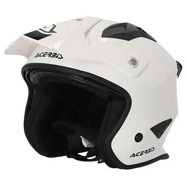 Acerbis Aria 2206 Jet Motorcycle Мотошлем White