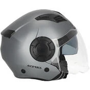 Acerbis Vento 2206 Jet Motorcycle Helmet Double Gray Visor