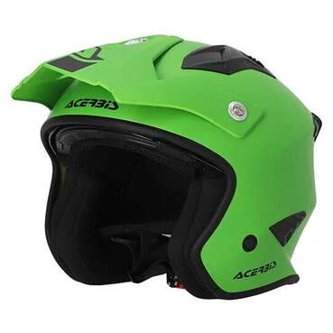 Acerbis Aria 2206 Jet Motorcycle Мотошлем Green