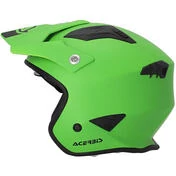 Acerbis Aria 2206 Jet Motorcycle Helmet Green