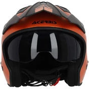 Acerbis ARIA METALLIC Orange Motorcycle Jet Helmet