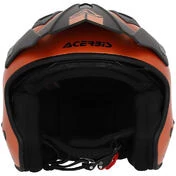 Acerbis ARIA METALLIC Orange Motorcycle Jet Helmet