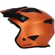 Acerbis ARIA METALLIC Orange Motorcycle Jet Helmet