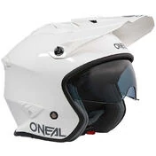 Oneal VOLT Helmet SOLID White Motorcycle Jet Helmet