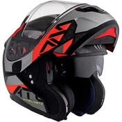 Modular Motorcycle Helmet Approved P / J Mt Helmet ATOM sv W17 A5 Matt Red