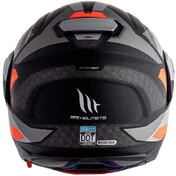 Modular Motorcycle Helmet Approved P / J Mt Helmet ATOM sv W17 A5 Matt Red