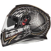 Helmet MT Helmets Thunder3 Full Face Helmet SV Isle Of Man Black Gold Matt