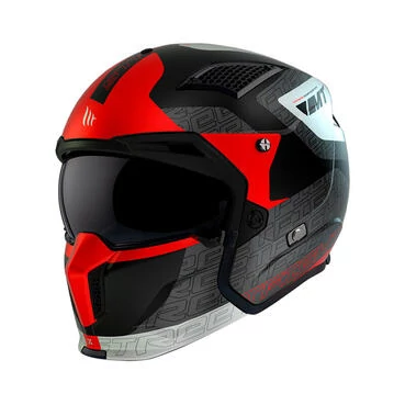 Mt Мотошлемs Streetfighter Sv S Totem B5 Red Matt Красный