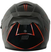 Integral Motorcycle Helmet Origin Road Graviter Black Red
