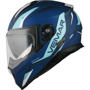Integral Motorcycle Мотошлем Vemar ZEPHIR Z021 Lunar Blue Turquoise