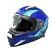 Integral Motorcycle Helmet Vemar ZEPHIR Z021 Lunar Blue Turquoise