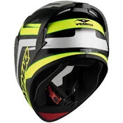 Integral Motorcycle Helmet Vemar VH Ghibli Base Black Yellow Fluo