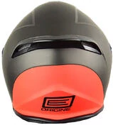 Motorcycle Helmet Jet Along Origin Palio Double Visor Bicolor Red Flow