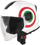 Мотошлем Moto Jet Double визор Origin Palio 2.0 Italy 2.0 White