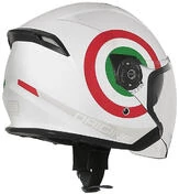 Helmet Moto Jet Double Visor Origin Palio 2.0 Italy 2.0 White