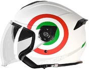 Helmet Moto Jet Double Visor Origin Palio 2.0 Italy 2.0 White