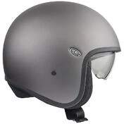 Motorcycle Helmet Jet Custom Premier VINTAGE EVO U17 Glossy Gray