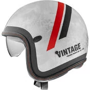 Motorcycle Helmet Jet Premier VINTAGE PLATINUM ED. DR DO 92 RED SEWING