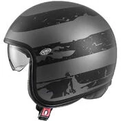 Motorcycle Helmet Jet Premier VINTAGE US 17 BM Matt Gray